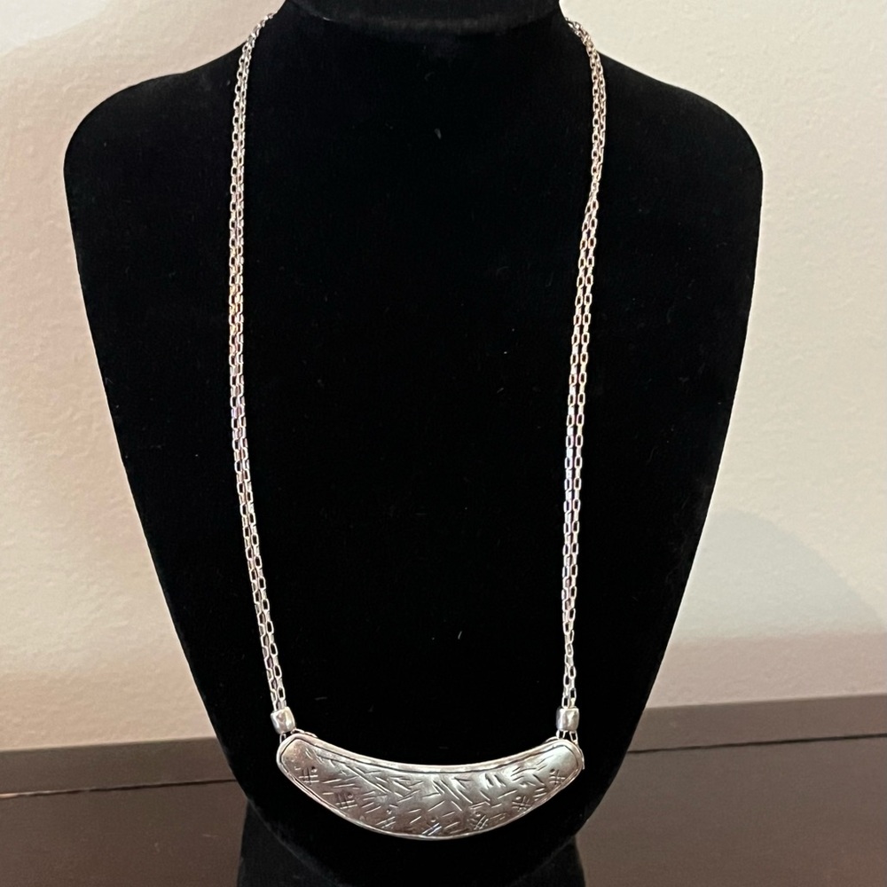 Silpada Two-strand Sterling Silver Pendant Necklace
